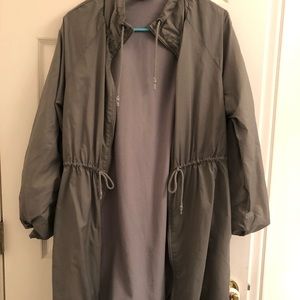 long gray coat